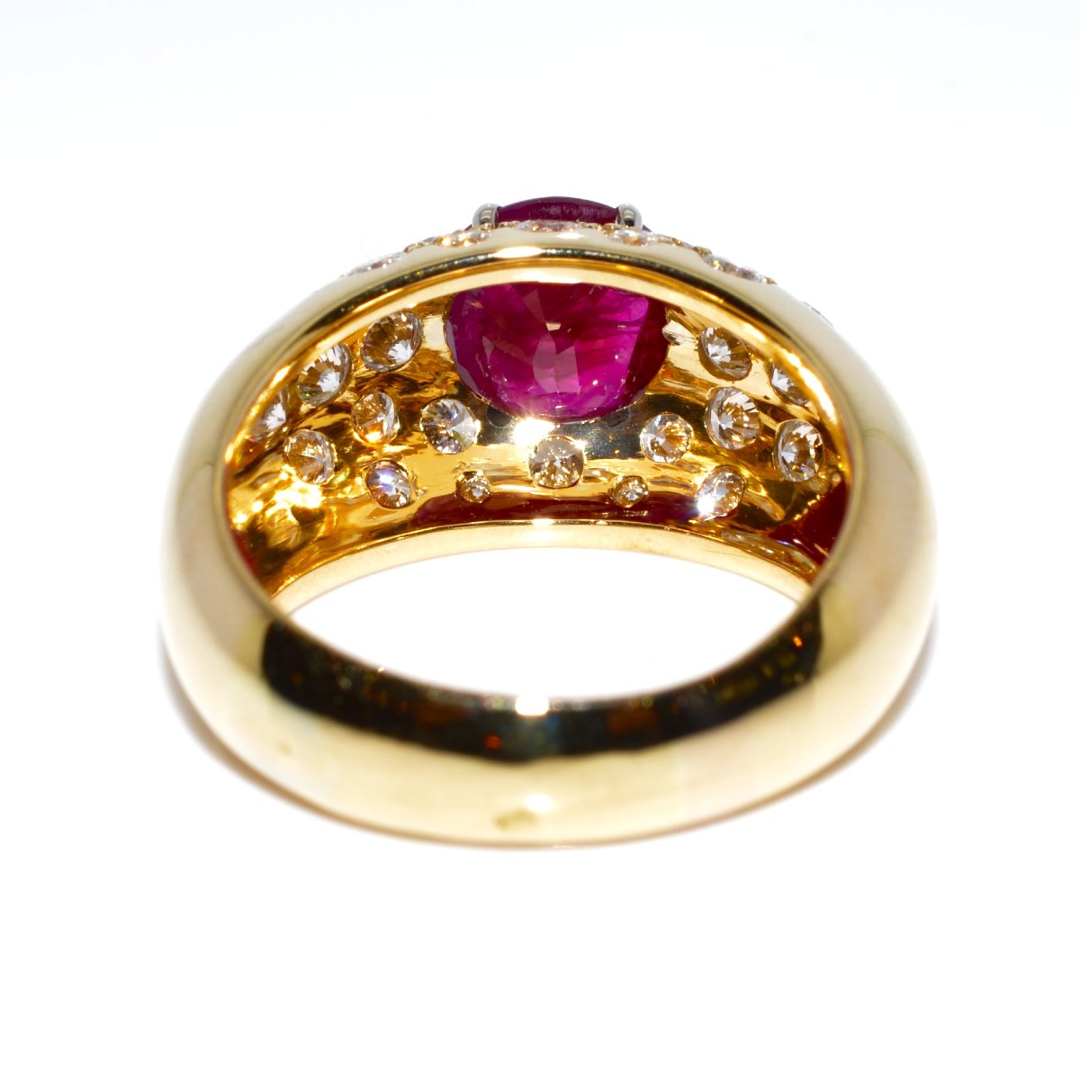 Bague jonc rubis et diamants-photo-1