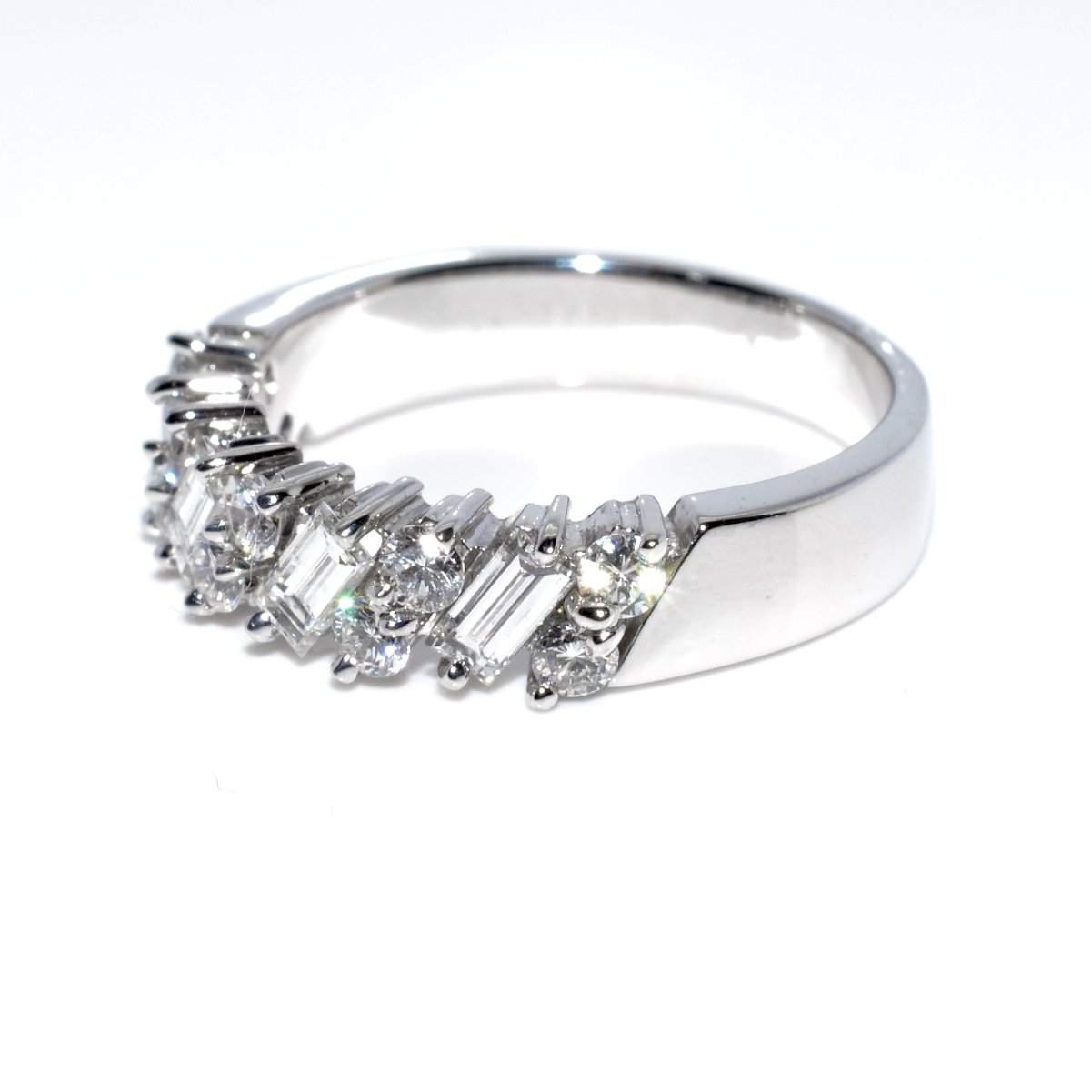 Diamond Half Band Ring-photo-2