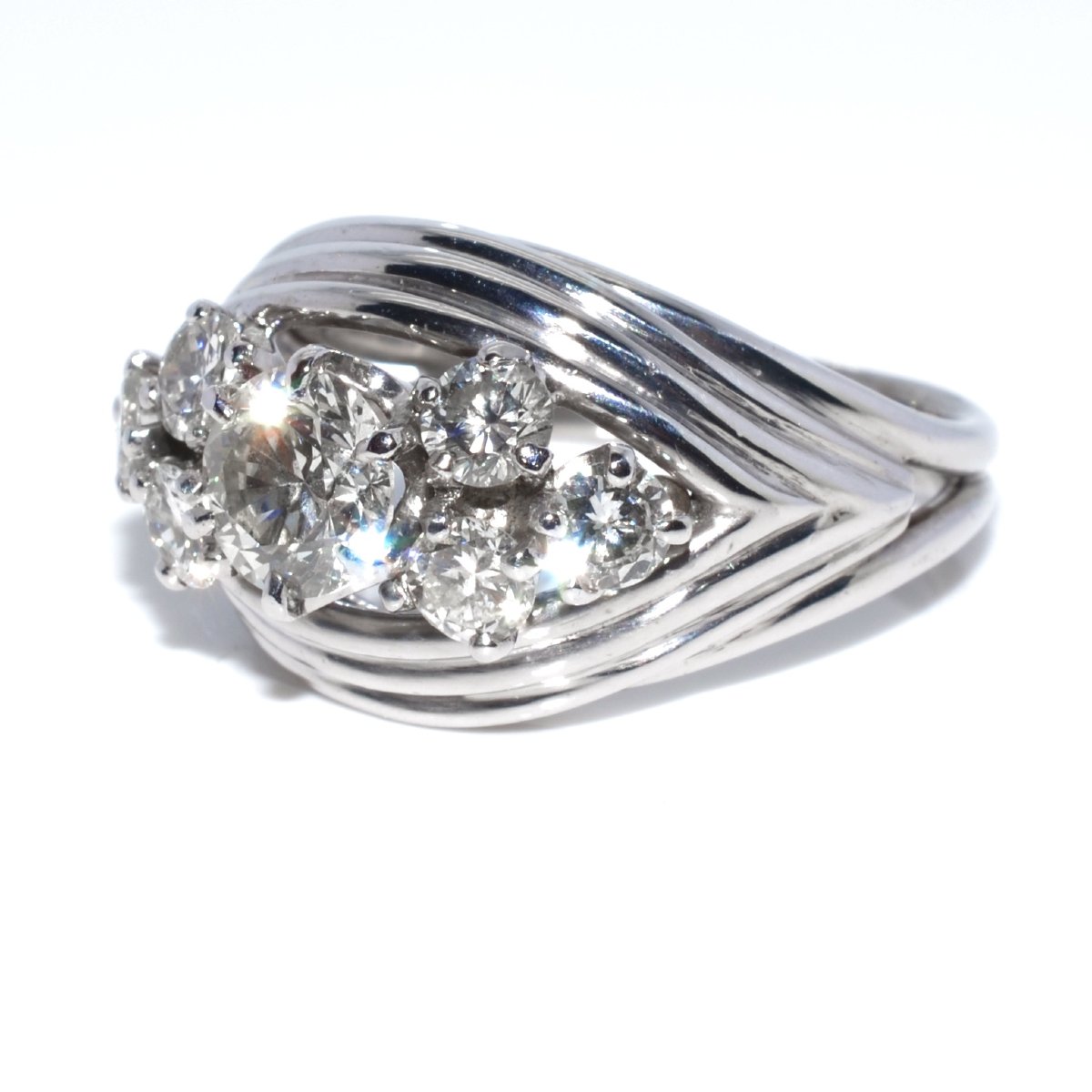 Vintage Diamond Dome Ring-photo-2