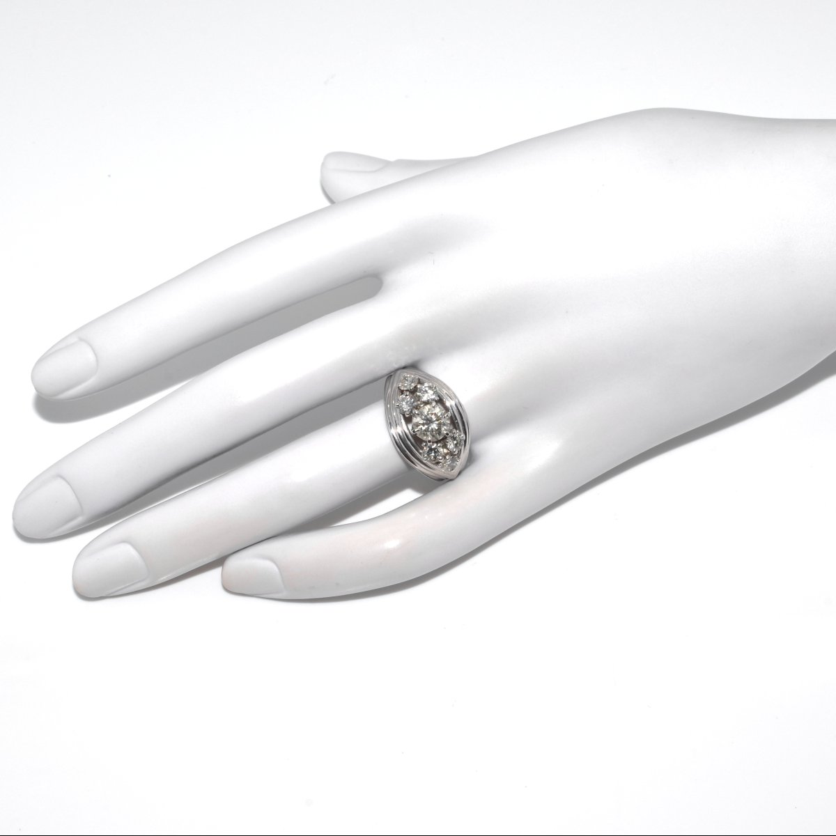Vintage Diamond Dome Ring-photo-2