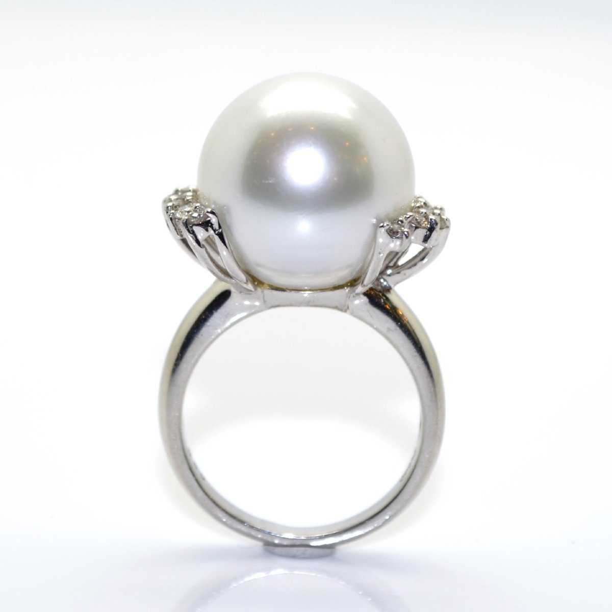 Bague vintage perle et diamants-photo-1
