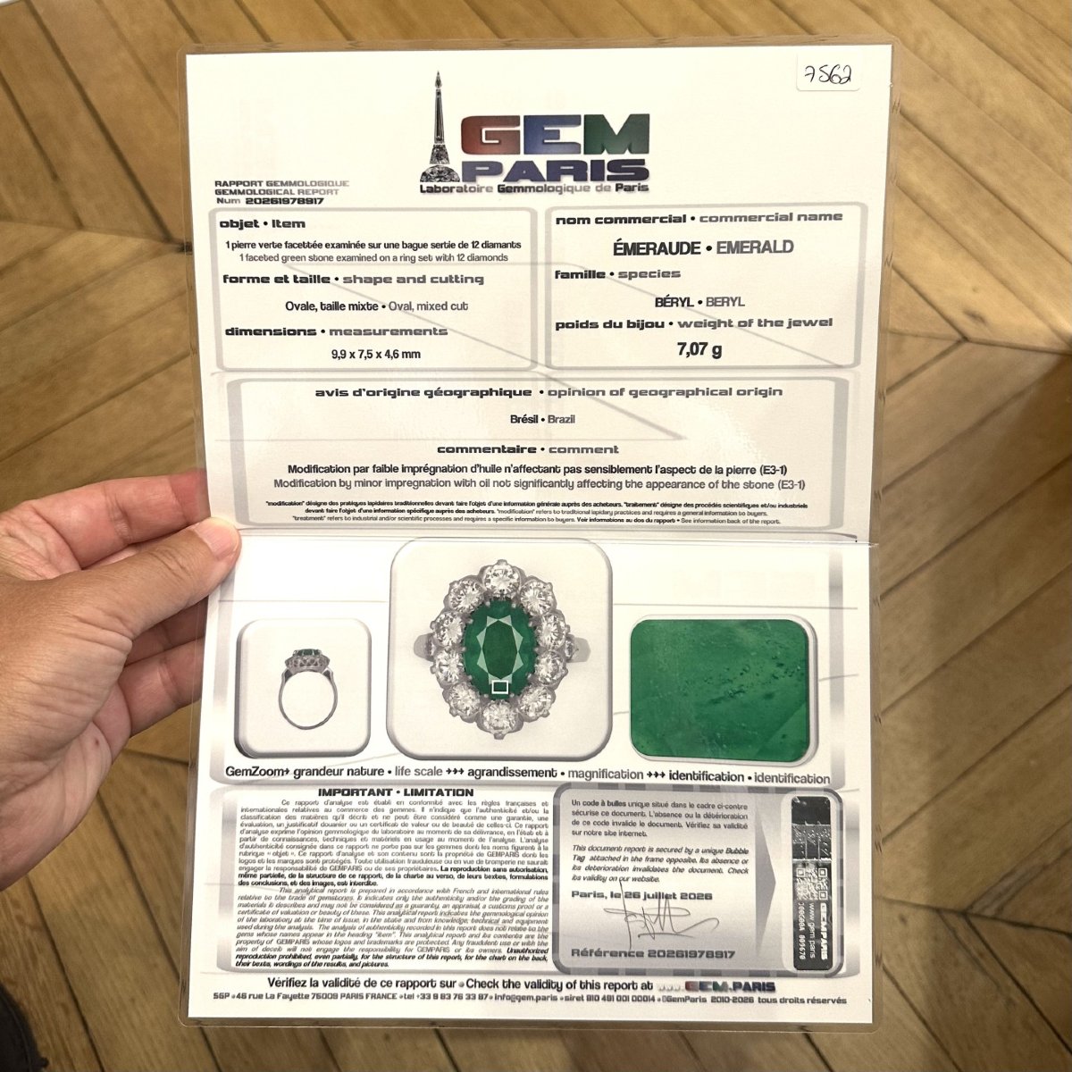 Emerald Pompadour Ring-photo-2