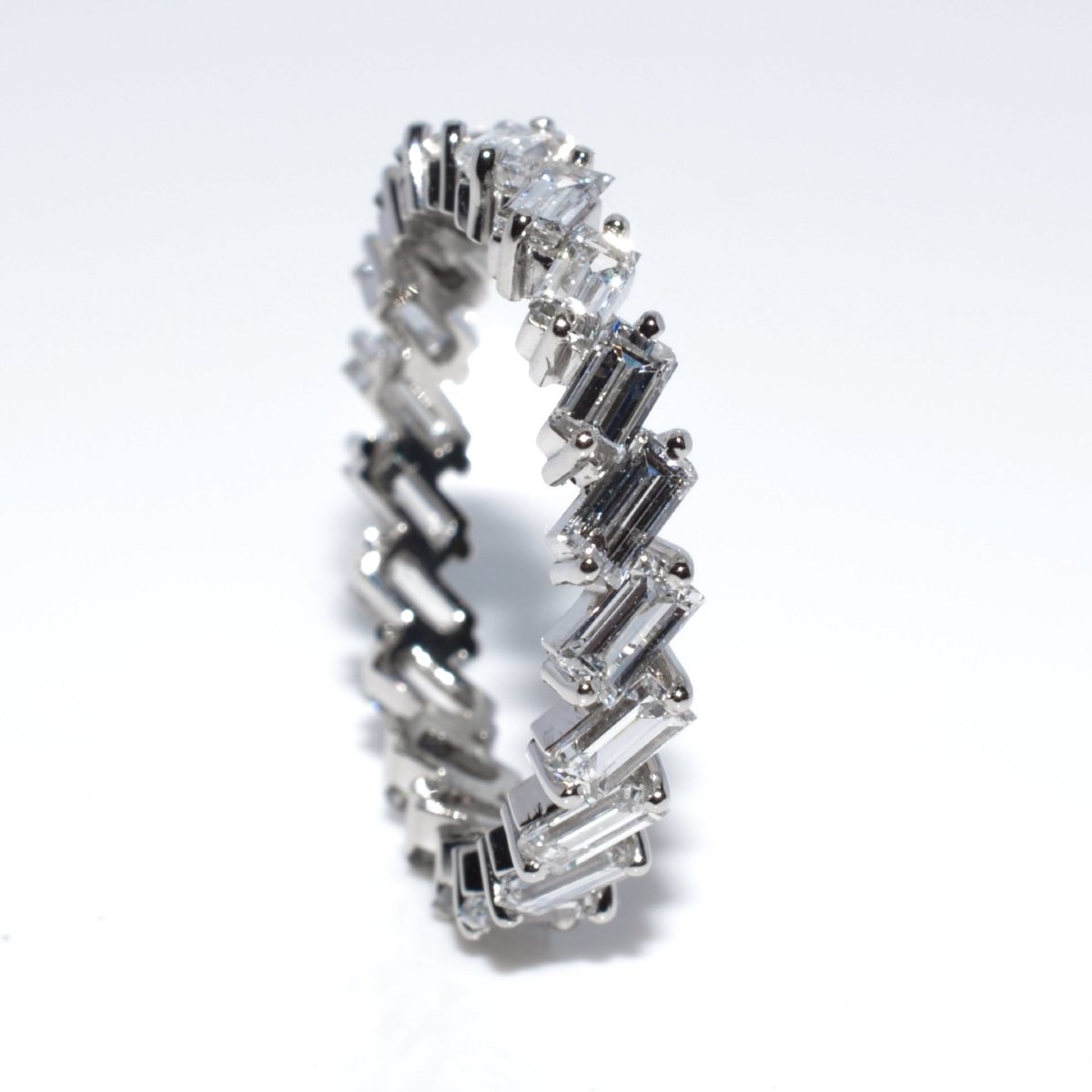 Alliance diamants baguettes-photo-2