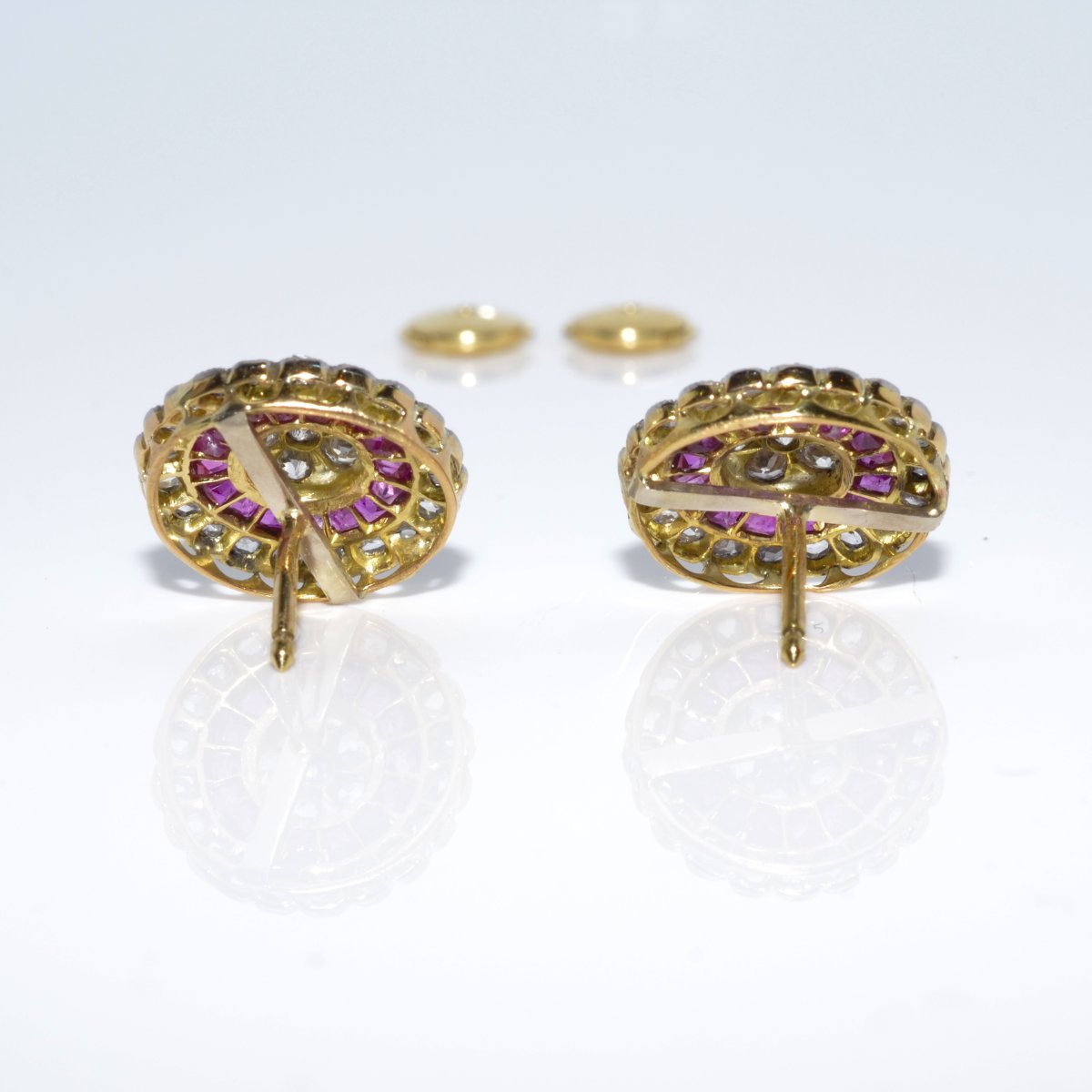 Boucles d'oreilles art déco diamants-photo-1