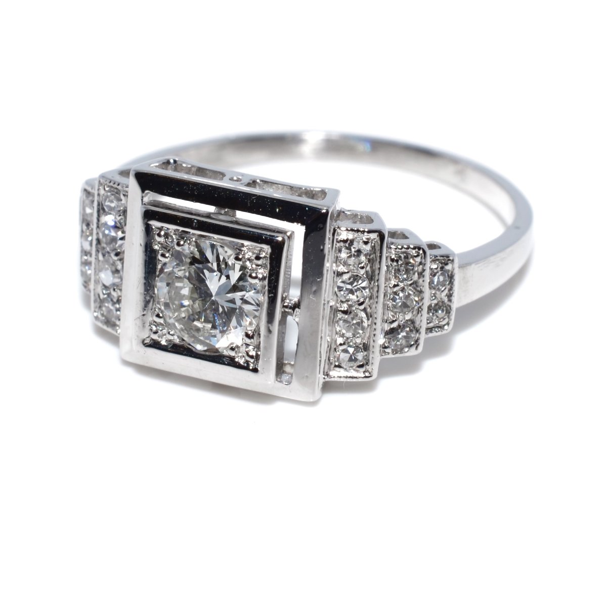 Bague Art Déco diamants-photo-2