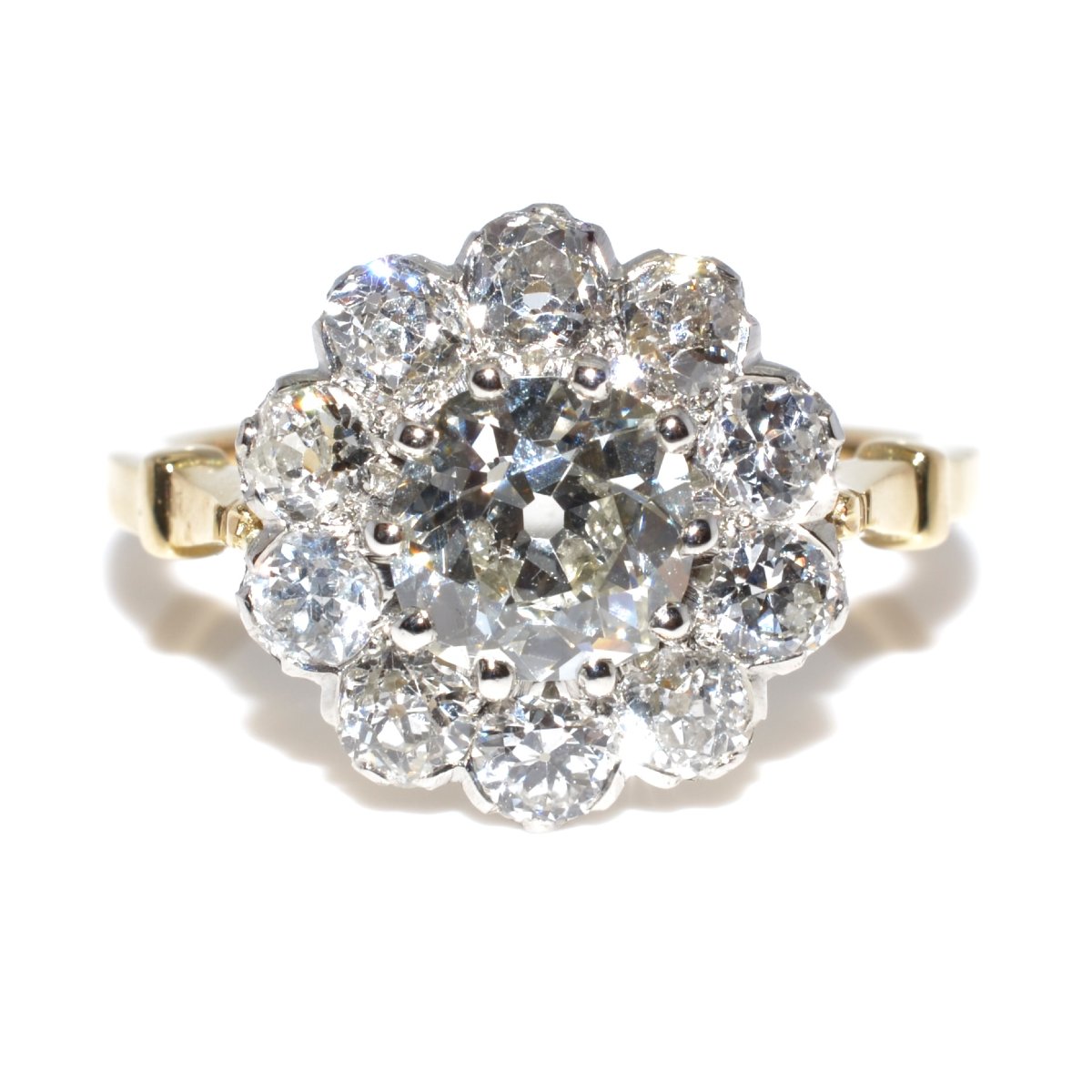 Bague Pompadour diamants