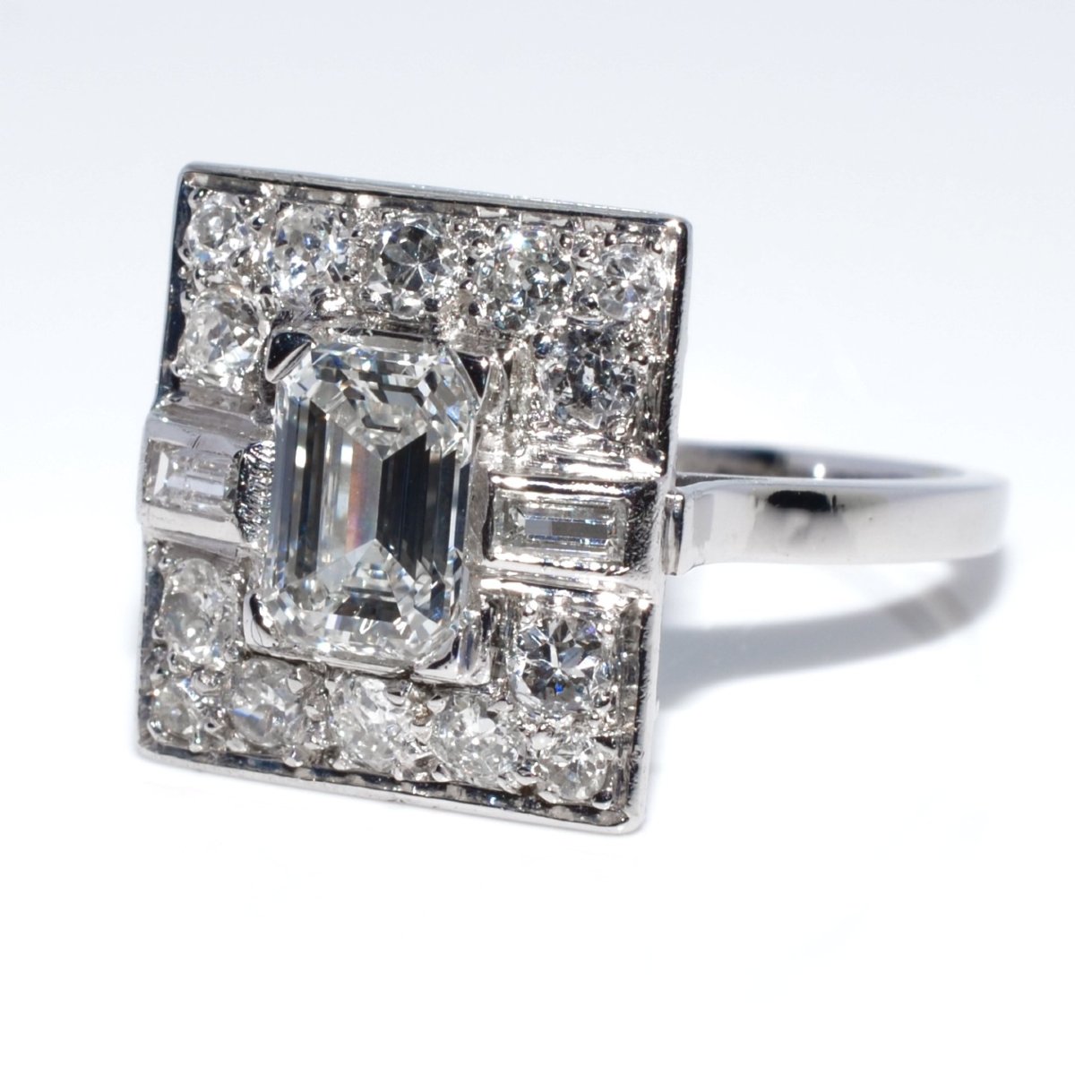 Bague art déco diamants-photo-2