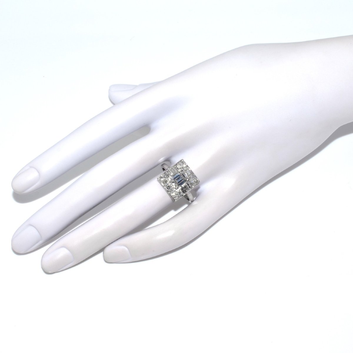 Bague art déco diamants-photo-2