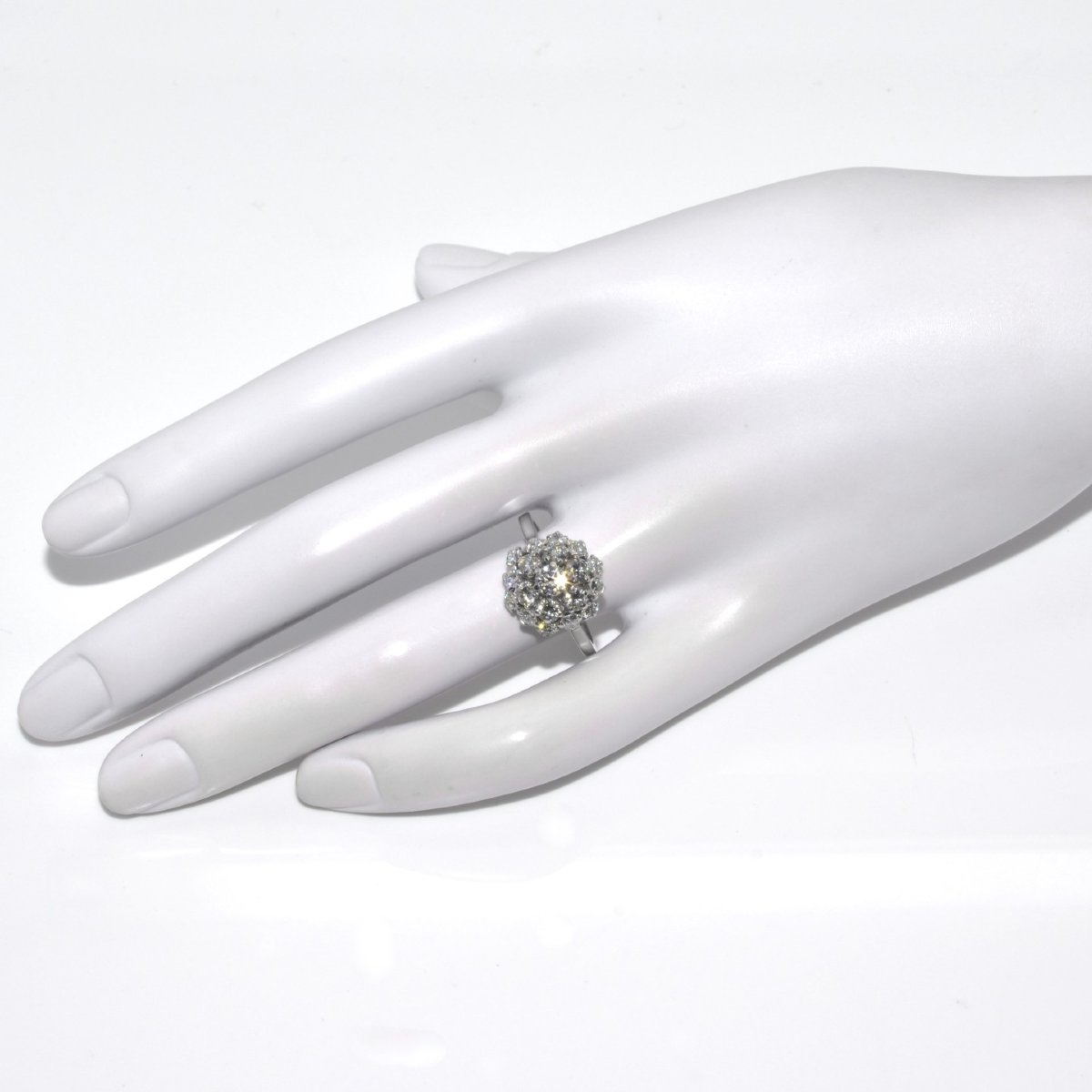 Bague vintage diamants-photo-2