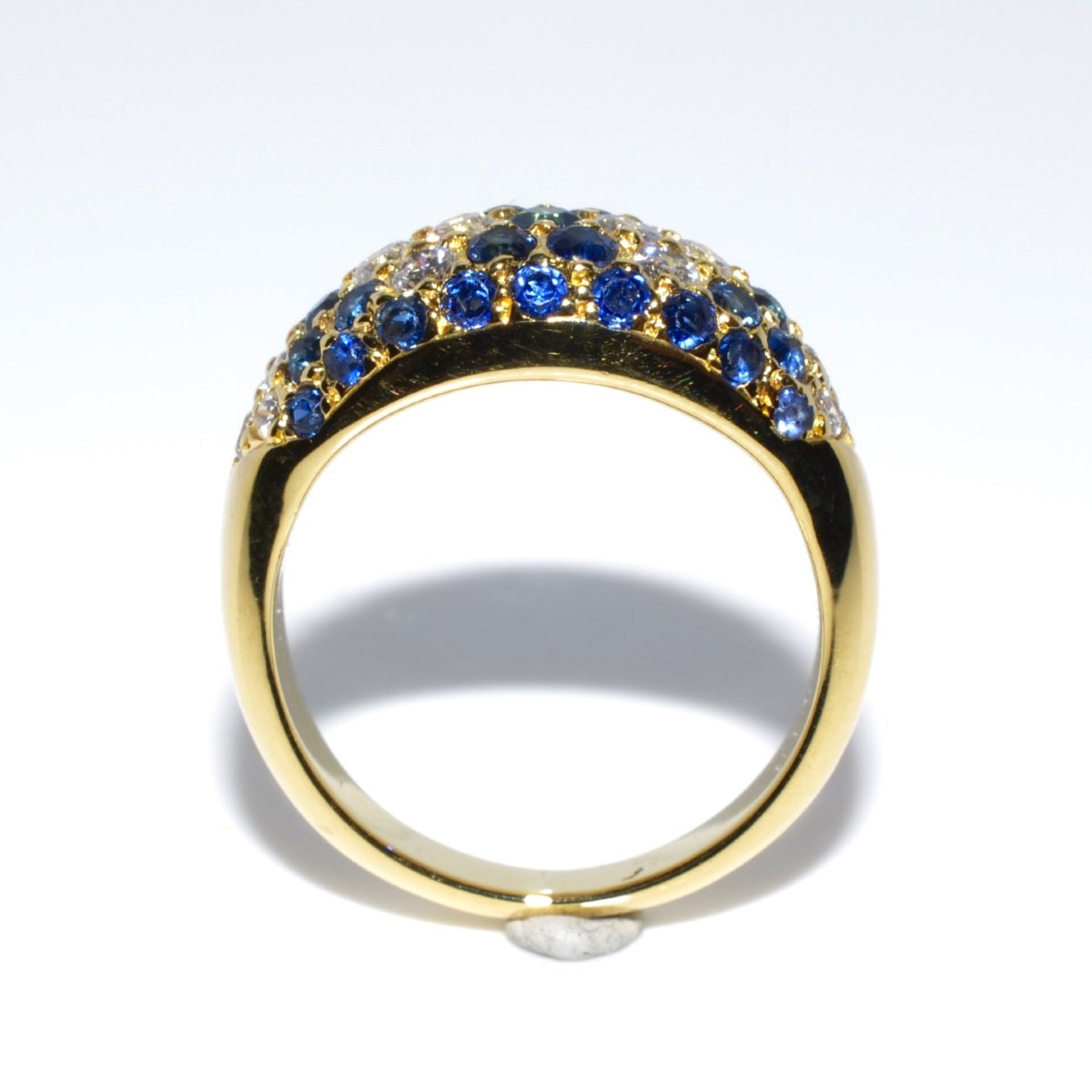Diamond And Sapphire Bangle Ring-photo-4