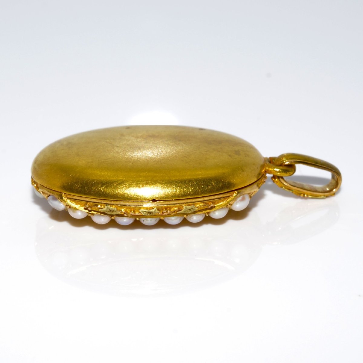 Pendentif médaillon porte photo ancien-photo-2