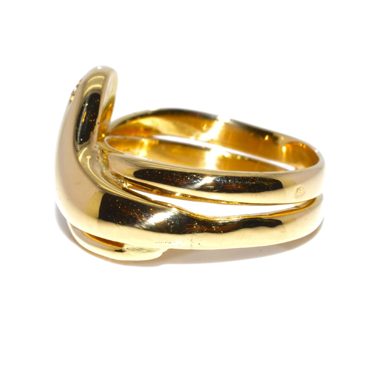 Bague serpent or-photo-3