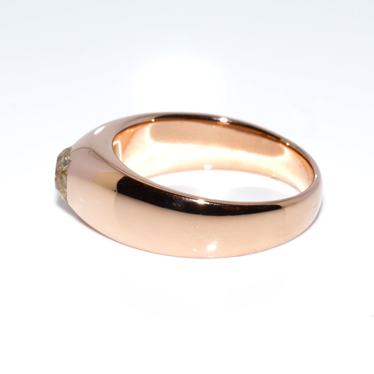 Bague jonc diamant-photo-3