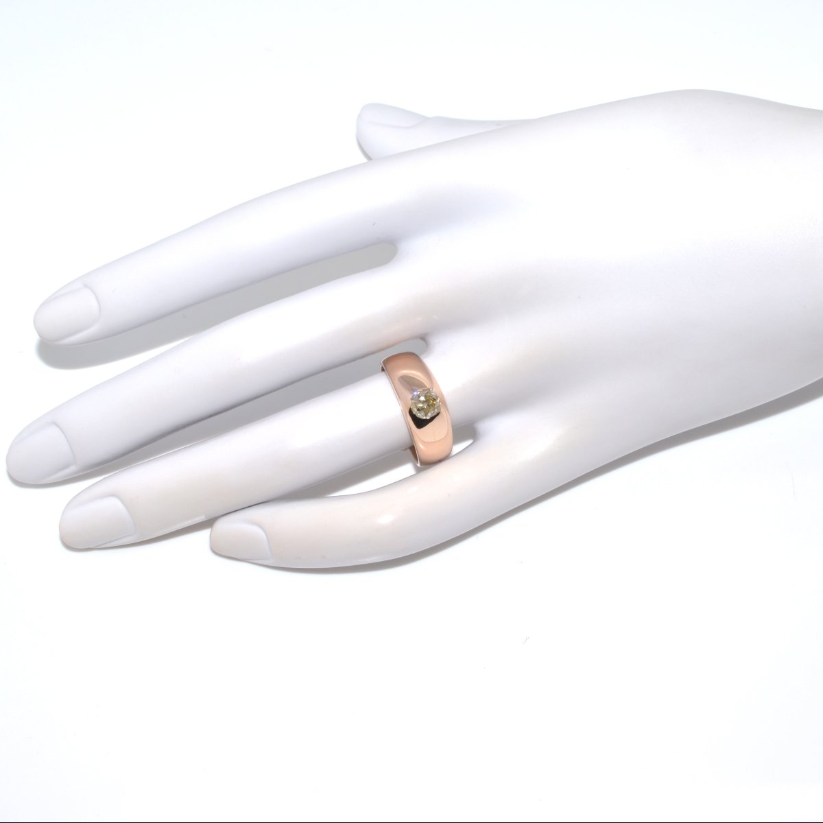Bague jonc diamant-photo-2