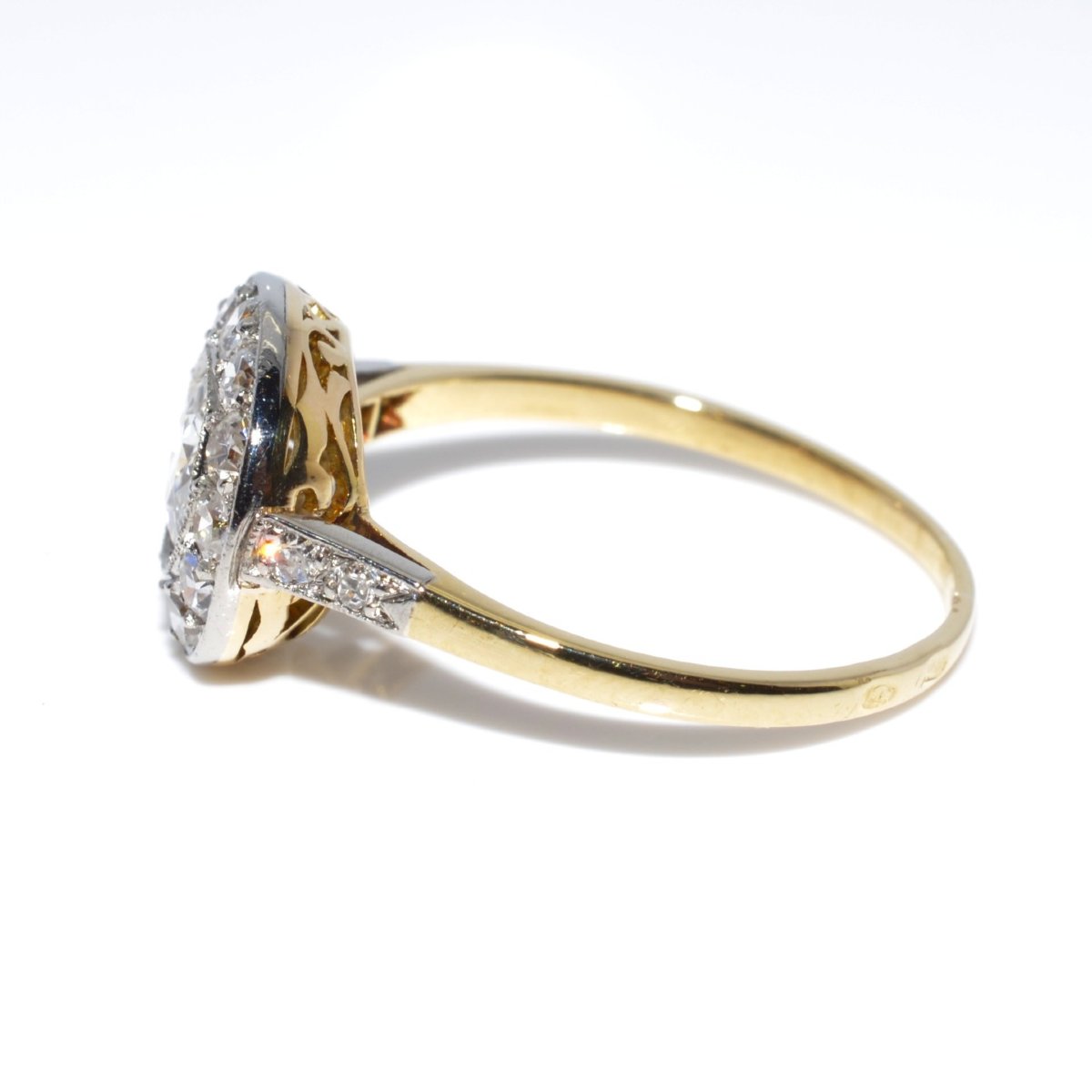 Bague entourage diamants-photo-3