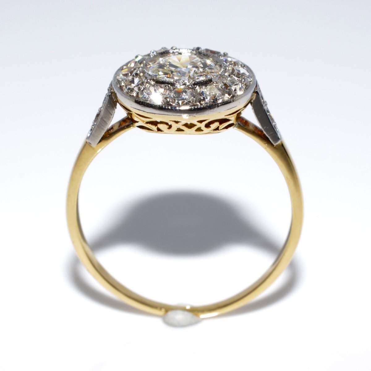 Bague entourage diamants-photo-4