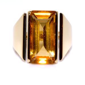 Bague Citrine Vintage