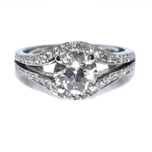 Bague vintage diamants