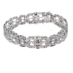 Diamond Art Deco Bracelet