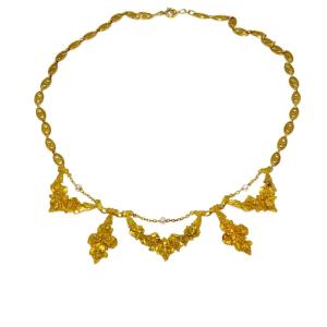 Collier draperie ancien