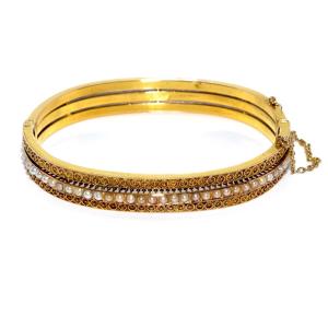 Bracelet jonc Napoléon III