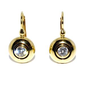 Dormeuses Diamond Earrings