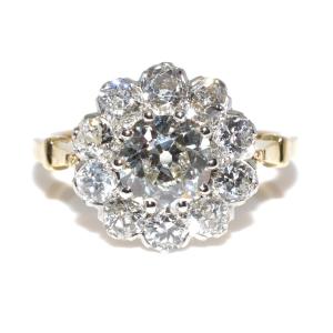 Bague Pompadour diamants
