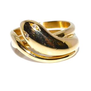 Bague serpent or