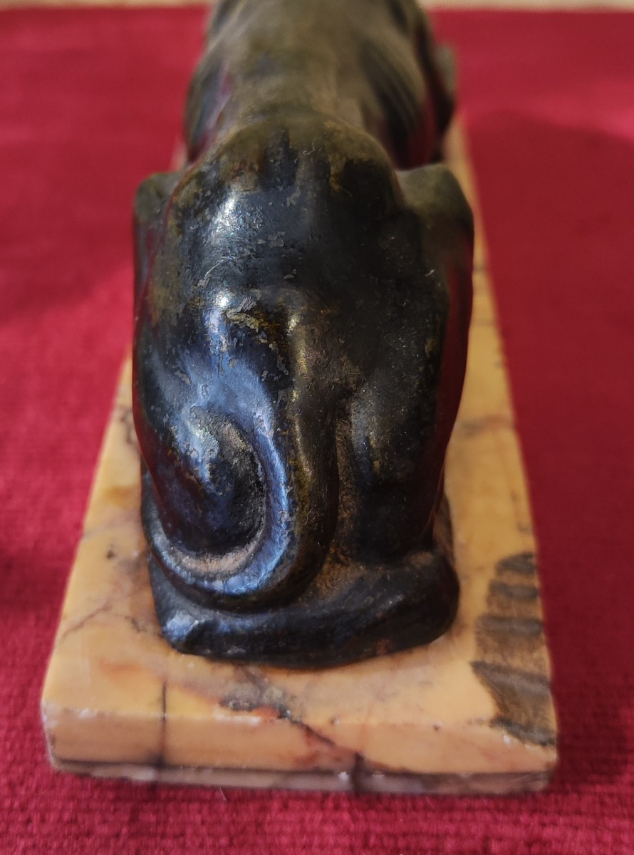 lévrier en bronze-photo-3
