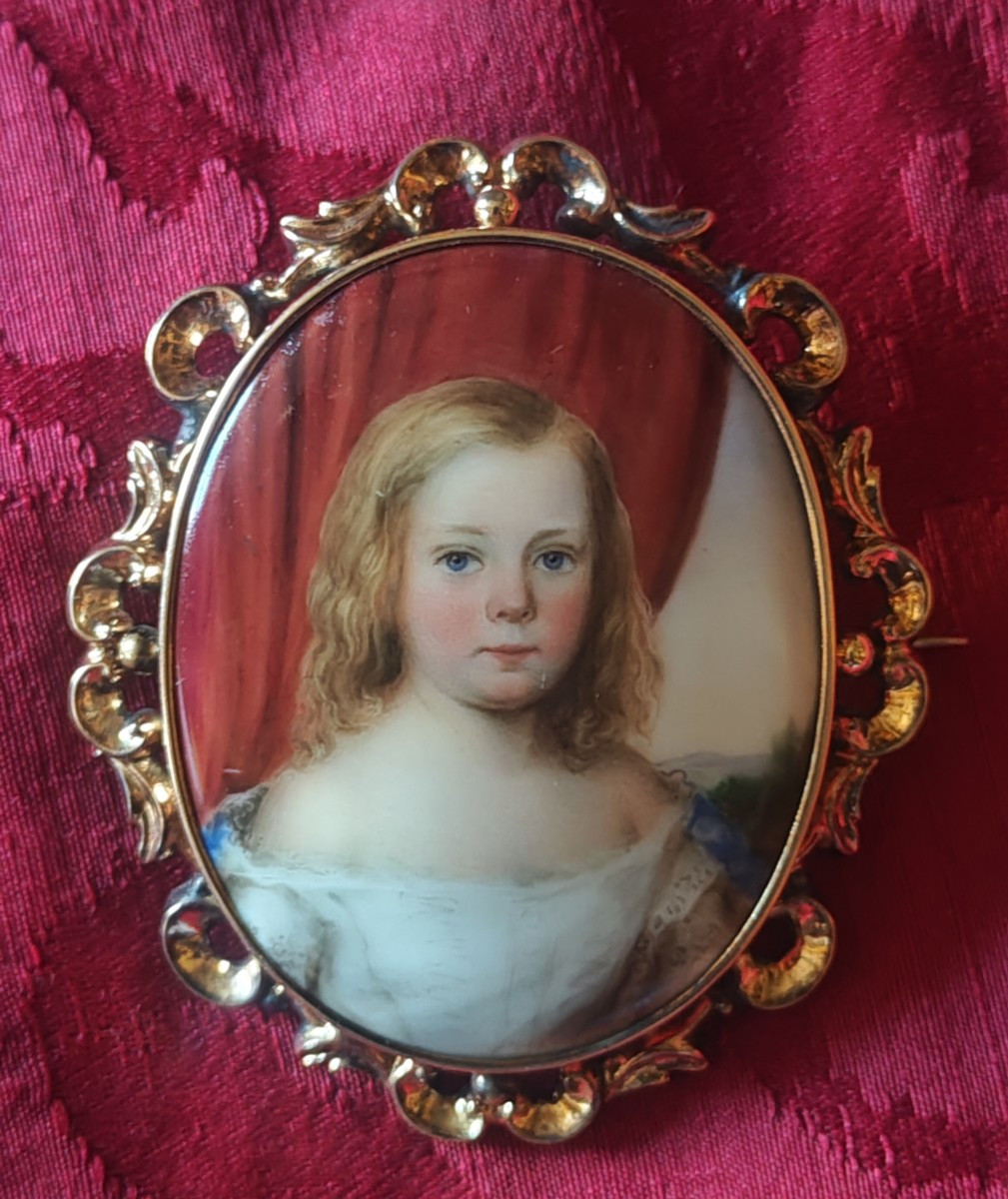 Miniature On Porcelain