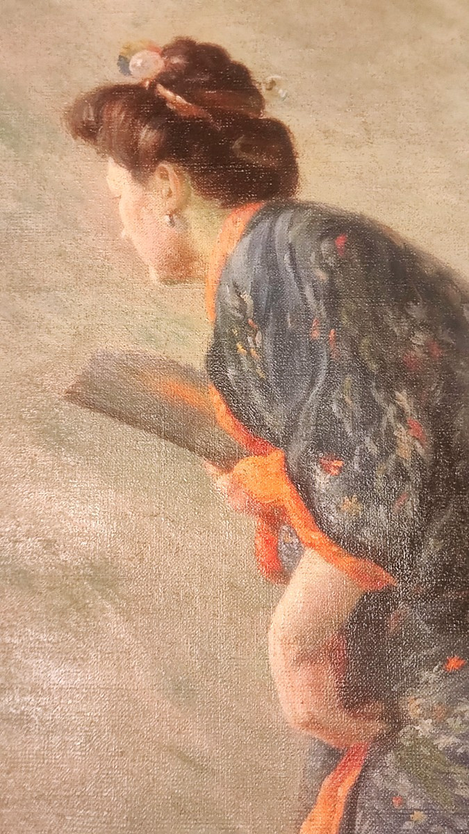 Woman In Japanese Dress-photo-2