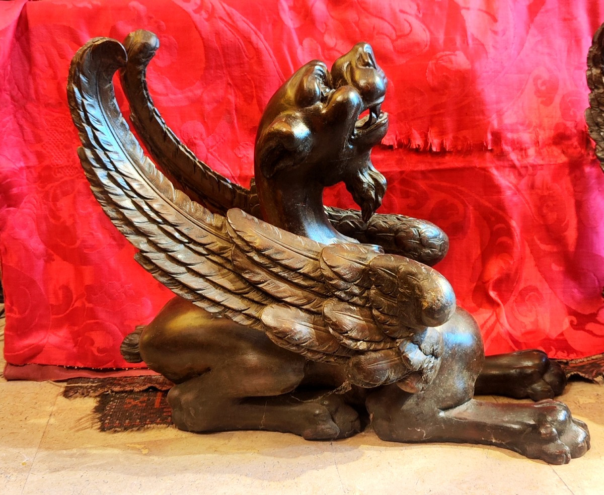 Pair Of Winged Lions