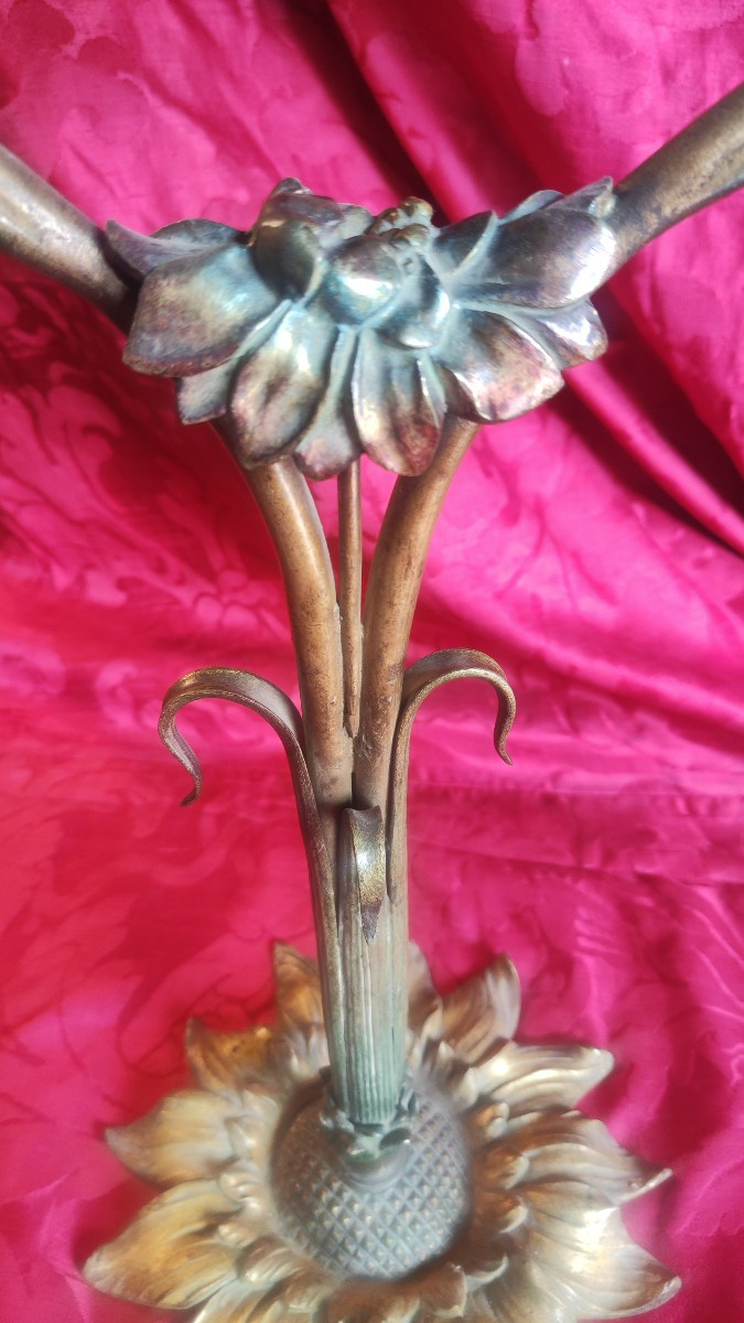 Lampe Art Nouveau Autrichienne-photo-3