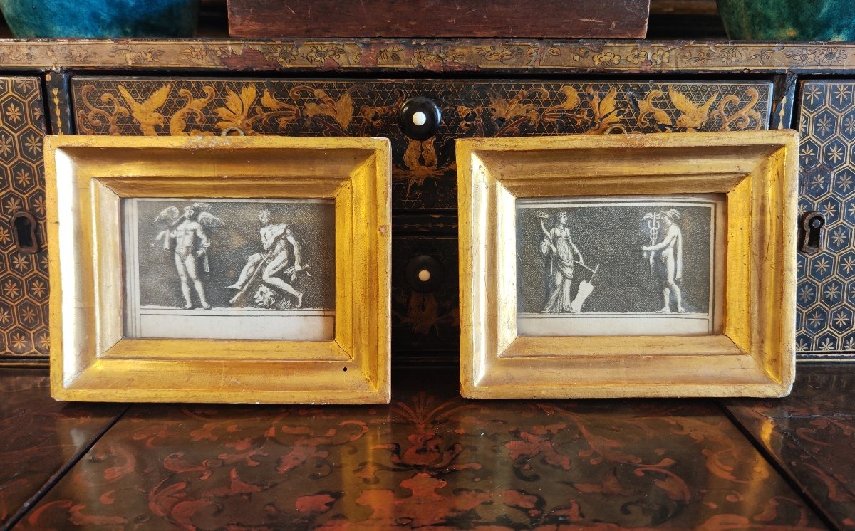 Pair Of Neoclassical Prints-photo-2