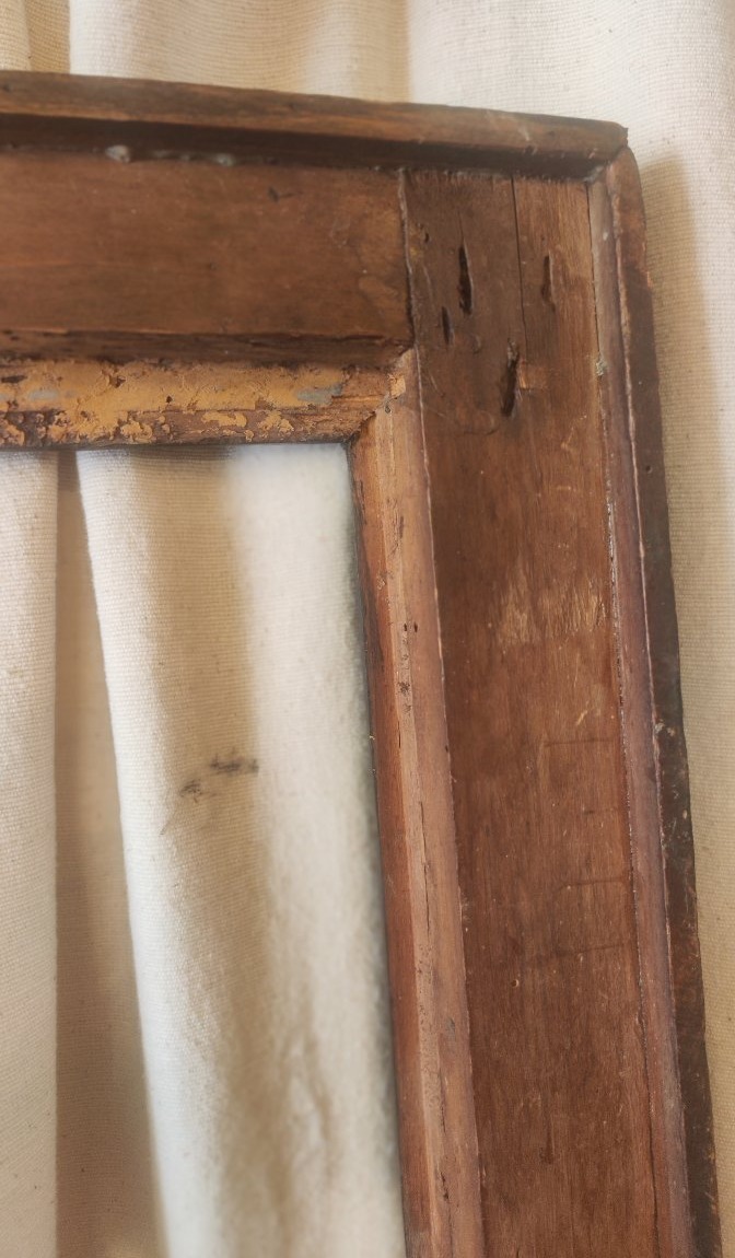 Antique Late 17th-century Lacquered Frame -photo-2