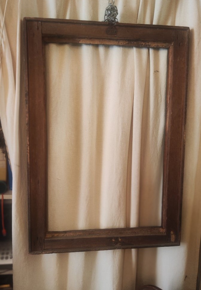 Antique Late 17th-century Lacquered Frame -photo-3