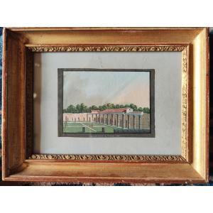 Grand Tour Gouache Pompei 