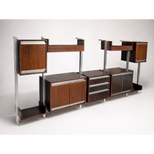 Modular Bookcase / Wall Composition Ligne Roset 1970s
