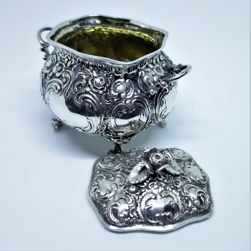 Coffee Or Tea Service, Three Pieces, Silver.-photo-1