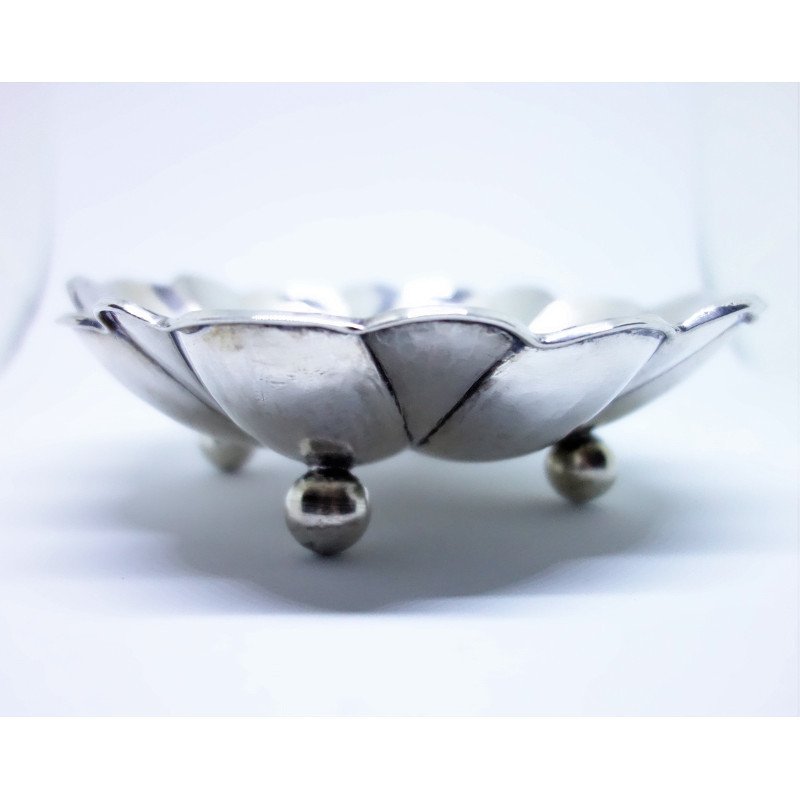 Hammered Sterling Silver Cup, Hungarian-photo-2