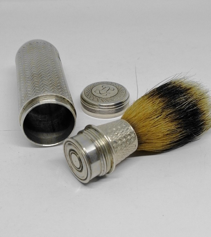 Travel Badger In Sterling Silver, Circa 1820-1838.