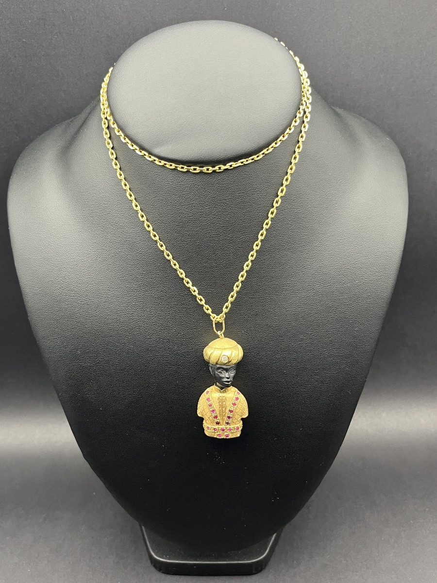 “moorish Bust” Pendant Necklace – Nardi Style-photo-2