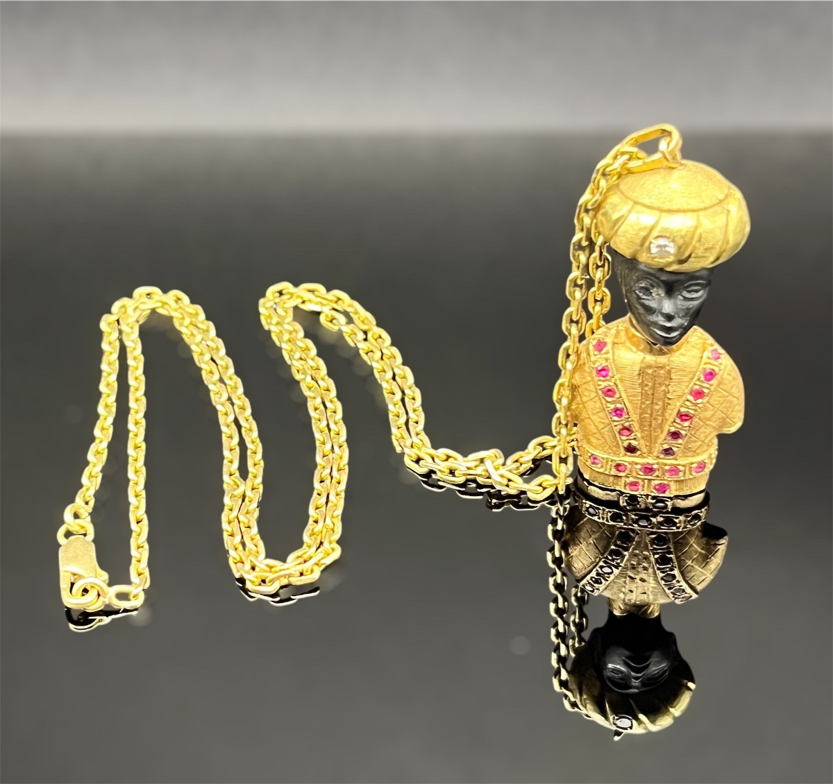 “moorish Bust” Pendant Necklace – Nardi Style
