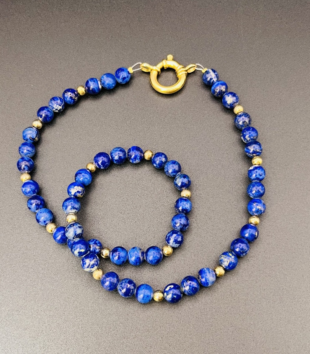 Lapis Lazuli Necklace -photo-3