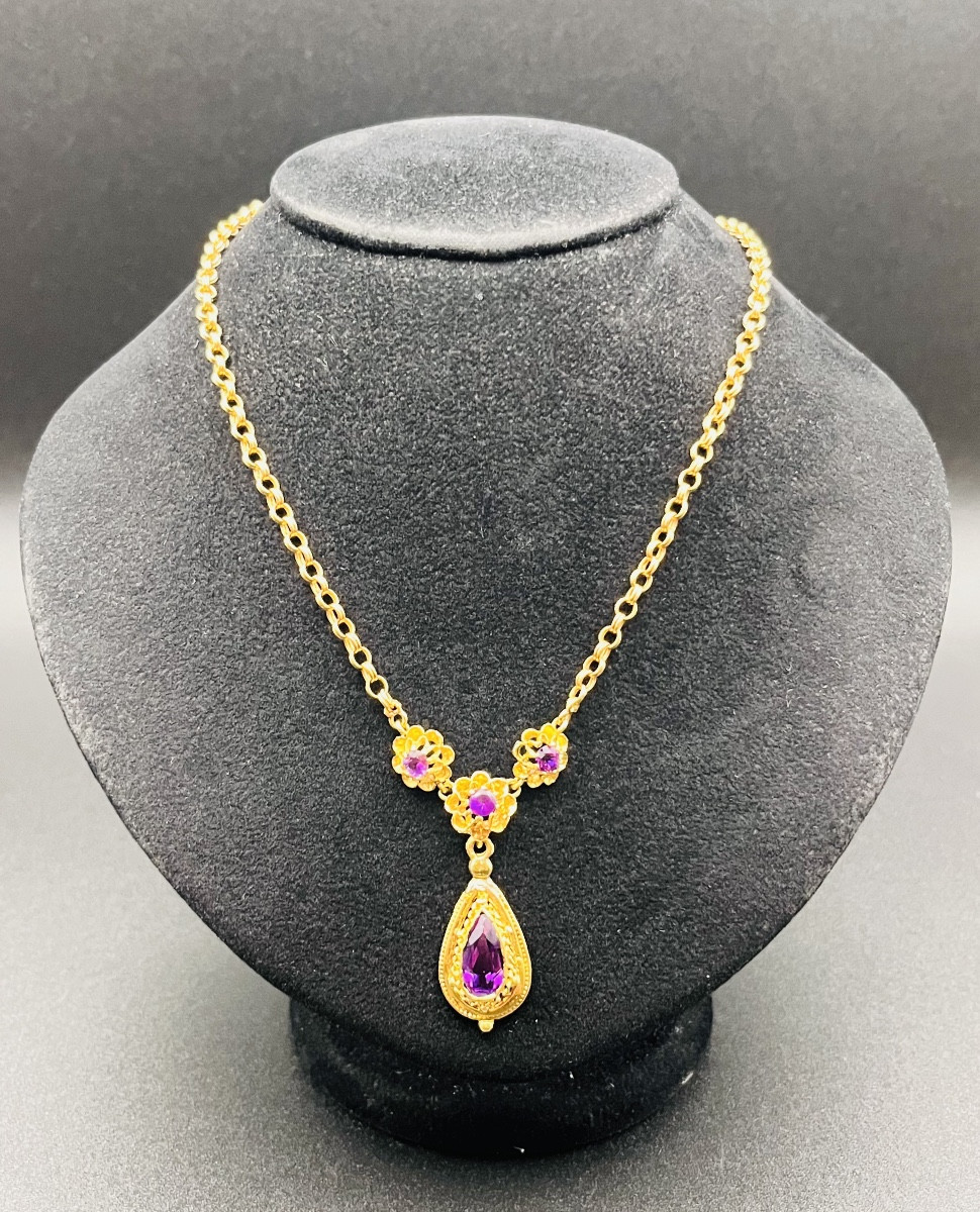 Collier draperie 