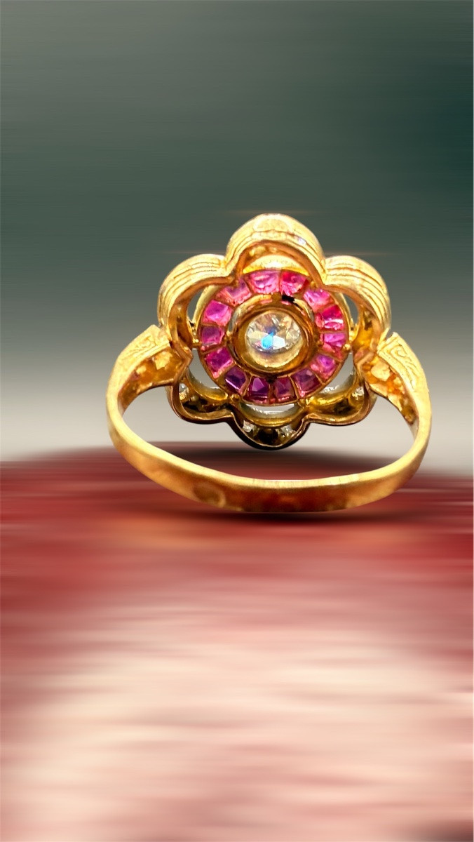 Bague Art Déco en or 18 carats – France, vers 1920-photo-3
