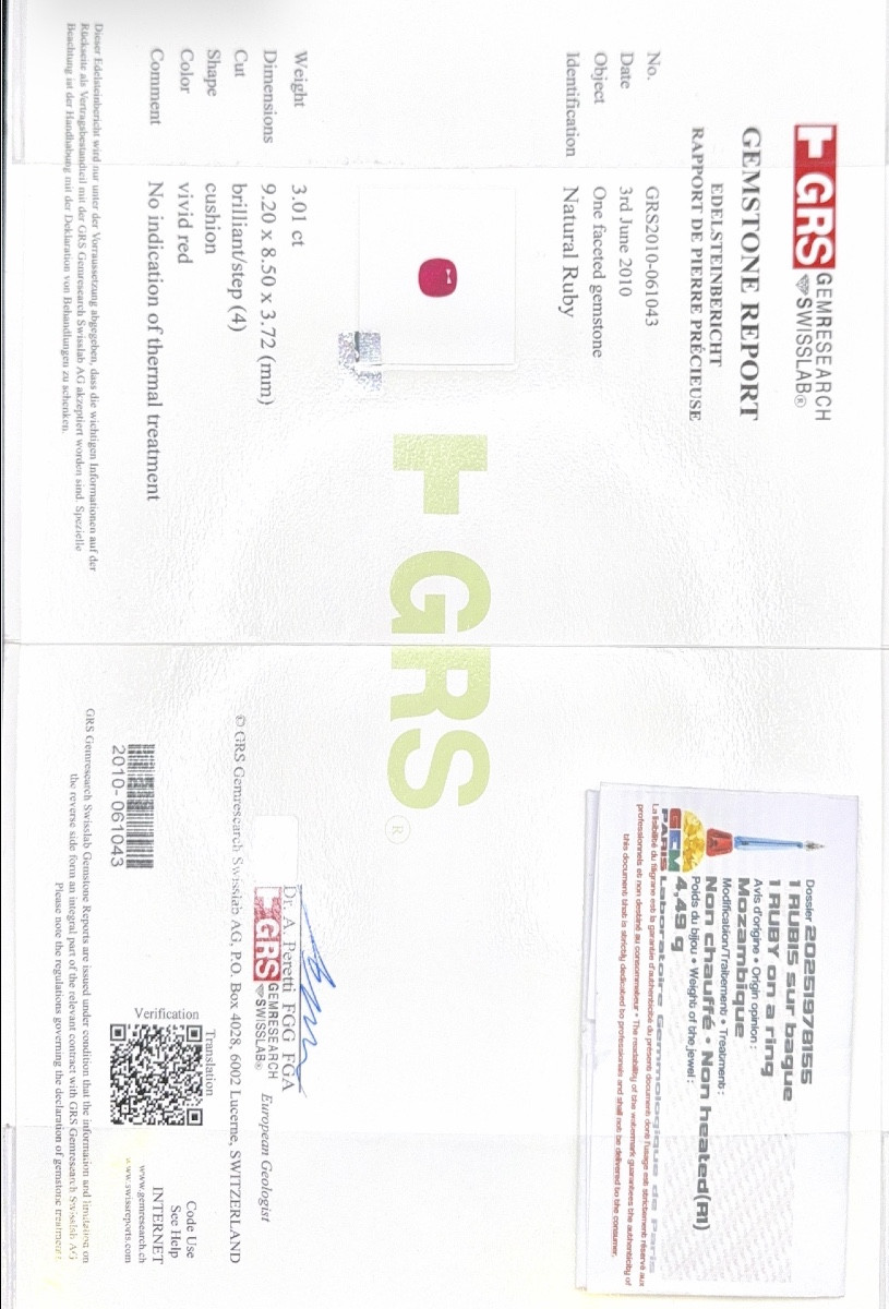 Contemporary Gold Ring Set With A Certified Natural Ruby – Diamonds.-photo-7