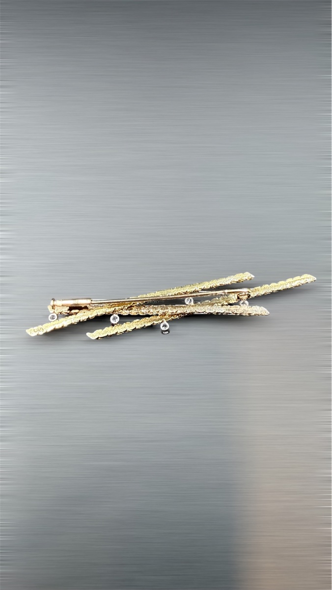 Broche “Branches d’Arbre” – Années 1950-1960.-photo-2