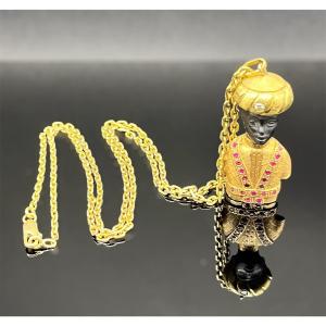 “moorish Bust” Pendant Necklace – Nardi Style