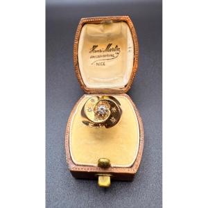 Bague en or 18 carats, époque 1950